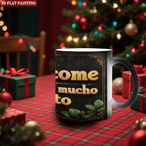 Blank Mug Frosted Black 11oz <b>Ceramic</b> Heat Color Changing Gift <b>Cup</b> - Product Image 2
