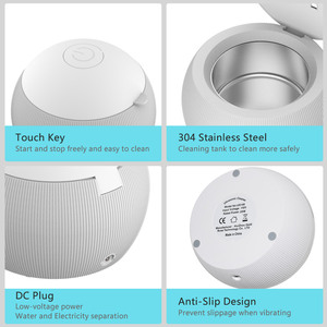 Nettoyeur ultrasonique portatif de prothèse de machine d'accolades de dents de boîte avec UV - Product Image 6