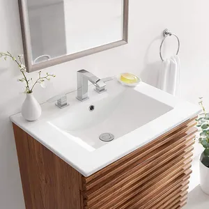 Sideboards Lavatories Cabinetry lavabos Fregaderos Sanitary Ware Square Counter Top ceramics basin bathroom sink Wash Basin