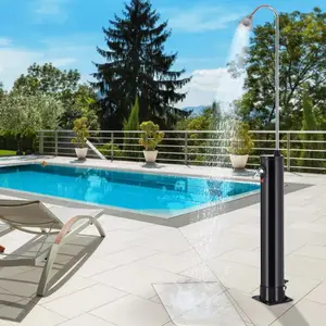 Новый дизайн, конкурентоспособные цены, высокое качество, популярный 18-литровый алюминиевый наружный садовый бассейн, Солнечный Душ
