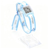 Bracelet RFID personnalisé par sublimation |   Bracelet en tissu NFC en gros pour usage hôtelier |   Bande de maintien sécurisée avec boucle sécurisée