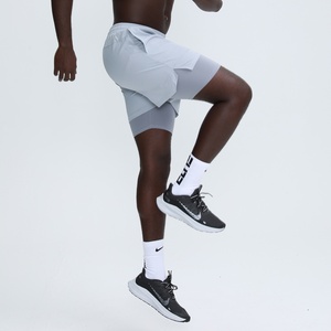 Short de fitness 2 en 1 à séchage rapide pour hommes avec doublure leggings pantalon de survêtement de gymnastique de jogging vierge pour hommes vente en gros sur mesure - Product Image 5