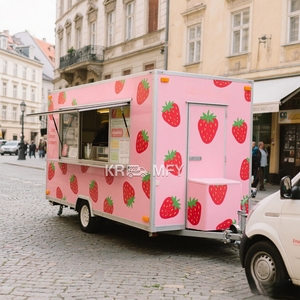 Petit kiosque commercial 2025 en Malaisie, camion à pizza, remorque, chariot de grillades à vendre - Product Image 5