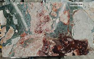 Tấm đá cẩm thạch màu hồng xanh lá cây vân Centurymosaic New Tinta Art, bề mặt bóng, màu hồng bốn mùa, dùng cho mặt bếp, biệt thự, tường nhà tắm - Product Image 6