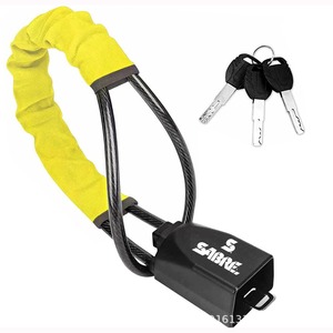 Protector de Seguridad para Automóvil con 3 Llaves, Cable de Acero, Bloqueo de Cinturón de Seguridad y Hebilla para Volante, AK6115, Antirrobo para Auto - Product Image 2