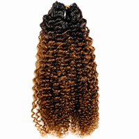 Extensions de tresses réutilisables en cheveux vierges, faciles à poser, 55g, bouclées, Miracleburmese Feathers, tissage simple au crochet, cheveux humains – Meilleures ventes