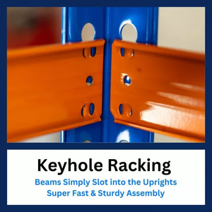 5 Tier Heavy Duty Adjustable Rivet Boltless Powder Coated Steel Storage <b>Racking</b> 300kg Per Level Warehouse Shelving for Garage - Product Image 3