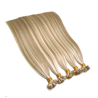 Extensions de cheveux K-Tips à prix d'usine, double épaisseur, cheveux vierges, kératine italienne, pré-collées, fusion