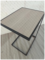 Table d'appoint Hampton Inn Studio Suite C GR-313, mobilier personnalisé pour chambre d'hôtel, fabricant d'ameublement hôtelier