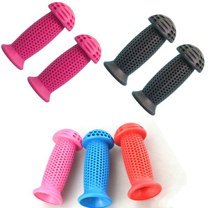 Kids <b>Bicycle</b> Handlebar Grips 22.2mm TPR Soft Honeycomb Design For Children Bikes Colorful Accessories - Product Image 1