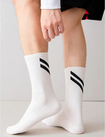 Chaussettes de Compression pour Hommes, Logo Personnalisé, Anti-Slip Calcetines Soccer, Cyclisme, Football, Automne, Équipage, Tricoté, Manchette, Sport