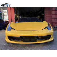 Nouveau kit carrosserie en fibre de carbone pour Ferrari 458 Italia, style Vors amélioré, comprenant spoiler avant, diffuseur et jupes latérales à clipser