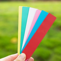 Label Tanaman Kebun Berlapis Plastik Warna-warni Modern, Penanda Persemaian untuk Bibit, Bunga, Herbal, dan Tanaman Pot