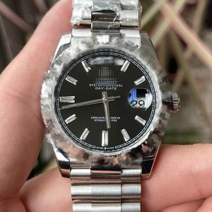 Reloj Mecánico de Acero Inoxidable para Hombre con Indicador de Fecha, Esfera con Agujas y Cierre Oculto - Product Image 4