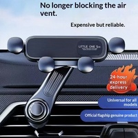 Support de téléphone portable en plastique pour voiture, fixation sur grille d'aération, pour navigation automobile et utilisation sur bureau, avec support réglable à 360 degrés