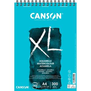 CANSON - สมุดสีน้ำแบบเข้าเล่มแบบสันเกลียว XL A4 30 แผ่น - Product Image 1