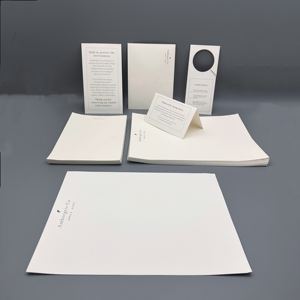 Set di Cancelleria per Hotel con Blocchi Note Personalizzati, Carta Intestata, Biglietti di Auguri, Buste e Logo Stampato - Product Image 2