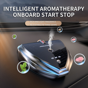 Difusor de aromaterapia de aceite esencial ultrasónico de plástico recargable por USB de apagado automático, difusores de niebla sin agua para uso en automóvil - Product Image 4