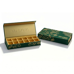Boîtes cadeaux <span class=keywords><strong>de</strong></span> <span class=keywords><strong>chocolat</strong></span> <span class=keywords><strong>de</strong></span> luxe personnalisées, écologiques, emballage <span class=keywords><strong>de</strong></span> <span class=keywords><strong>chocolat</strong></span> <span class=keywords><strong>de</strong></span> qualité supérieure avec logo - Product Image 2