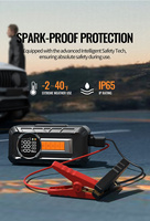 Lampu LED Multifungsi Digital Car Jump Starter Power Bank Booster Inflator untuk Truk Motor 1000A Arus Puncak USB-C