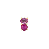 Boucles d'oreilles Gemnel High Volume Pink Power, style chic et luxueux, pour les sorties et les soirées, pour femmes