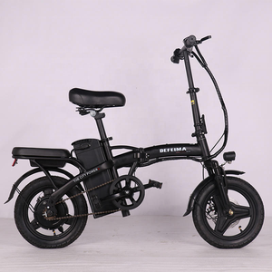 Vélo électrique urbain ultra-léger et portable 48V 10Ah 250W, 14 pouces, moteur à moyeu arrière 3 vitesses, avec batterie au lithium - Product Image 1
