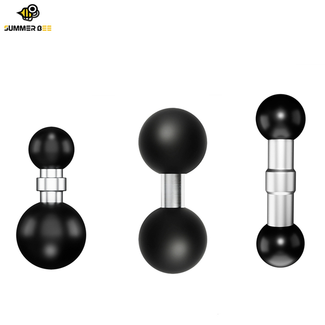 Summer Bee 1inch Ball Mount 25mm to 25mm Double Socket Mounting Adapter Mobile Phone/Device Connector 1"Ball Joint 25-17mm
