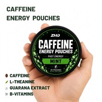 Pochettes énergétiques avancées avec L-Théanine et Guarana pour des performances optimales |   200 mg de caféine |   Fournisseur de formules personnalisées