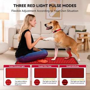 Couverture de luminothérapie rouge pour chiens, chats et chevaux, coussin chauffant infrarouge pour soulager les douleurs articulaires, relaxation et récupération, grande taille 85*55cm - Product Image 3