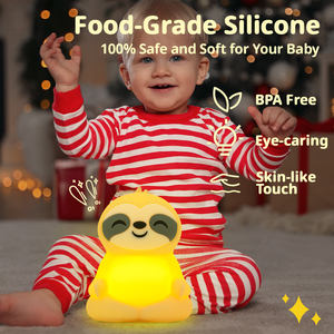 Linda y divertida lámpara <span class=keywords><strong>de</strong></span> pera <span class=keywords><strong>de</strong></span> silicona LED colores <span class=keywords><strong>de</strong></span> cabecera que cambian Linda luz nocturna Con 3 modos táctiles para cumpleaños - Product Image 3