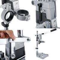 Support de perceuse sur colonne pour bureau, outil de réparation d'établi avec base robuste en aluminium à un seul trou
