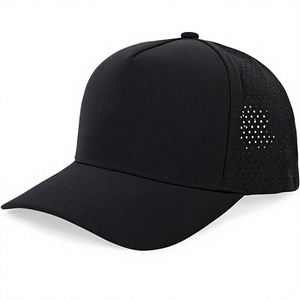หมวกแก๊ปทรง Trucker 6 แผง แบบ Unisex สีพื้น ผ้าซาติน ปรับขนาดได้ สไตล์ลำลอง สำหรับผู้ใหญ่ ใส่ได้ทุกฤดู ผ้าฝ้าย 100% สีดำ กรมท่า เทา - Product Image 1