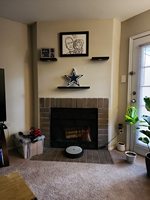 Étagères murales en pin avec éclairage LED pour outils et rangement