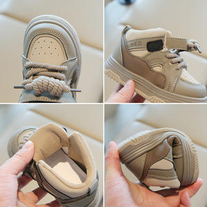 Chaussures de sport printemps-automne pour enfants, baskets style papa pour garçons, chaussures blanches respirantes et écologiques pour filles, semelle souple et chaude, légères et décontractées pour bébés - Product Image 3