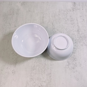 Tazones Redondos Blancos de Melamina para <span class=keywords><strong>Sopa</strong></span>, Diseño Contemporáneo, Vajilla para Restaurante, Servicio Personalizado OEM - Product Image 3