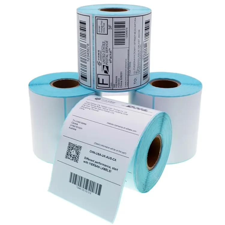 Étiquette thermique 4x6 étiquettes compatibles avec l'imprimante DHL UPS FBA rouleaux d'autocollants thermiques étiquettes d'expédition