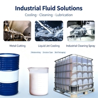 Fluides de coupe à pH stable et soluble dans l'eau, bonne propriété anti-usure, disponibles en OEM pour diverses opérations de travail des métaux