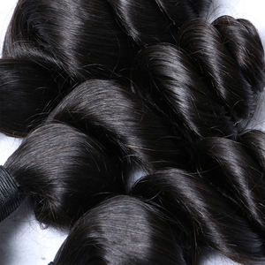 ברזילאי Loose גל שיער חבילות חבילות 100% שיער טבעי Weave חבילות בתולה רמי תוספות שיער עם סגירת או תחרה פרונטאלית - Product Image 5