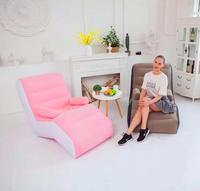 Nouveau canapé paresseux gonflable chaise de flocage extérieure Portable déjeuner pause lit en forme de S inclinable meubles canapé