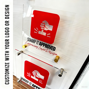 ป้ายธุรกิจอะคริลิคแบบกำหนดเองได้ พร้อมไฟ LED ควบคุมด้วยรีโมท ป้ายติดผนังแบบลอย สำหรับสำนักงาน/ร้านเสริมสวย ขนาดและสีตามสั่ง มาตรฐานกันน้ำ IP65 - Product Image 3