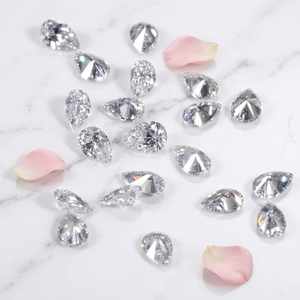 Diamantes Sueltos Cultivados en Laboratorio HPHT CVD VVS-VS1, Forma de Pera, Excelente Calidad, 25 Puntos, para Hombre y Mujer, Anillo de Eternidad, Joyería de Tenis - Product Image 1