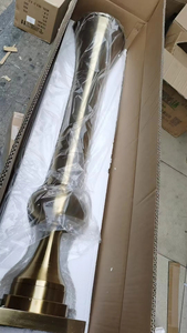 Décoration <span class=keywords><strong>de</strong></span> mariage, grand vase en métal <span class=keywords><strong>blanc</strong></span> <span class=keywords><strong>argent</strong></span>é, grand vase à fleurs en forme <span class=keywords><strong>de</strong></span> trompette doré <span class=keywords><strong>et</strong></span> noir, support <span class=keywords><strong>de</strong></span> vase, <span class=keywords><strong>centre</strong></span> <span class=keywords><strong>de</strong></span> <span class=keywords><strong>table</strong></span> - Product Image 3