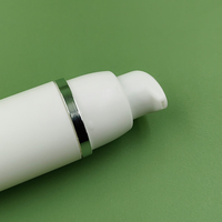 Botol Pompa Plastik Airless Kosong 15ml 30ml 50ml untuk Serum Lotion, Dispenser Pompa Vakum Airless PPWR