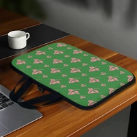 Sac pour ordinateur portable rose et vert personnalisé, sac d'ordinateur portable multi-tailles, fournitures de bureau, vente chaude à bas prix