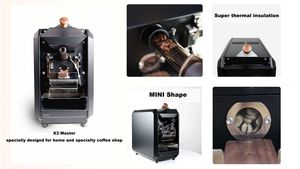 산토커 X3 100g 300g 500g 600g 소형 커피 로스팅 머신 가정용 산토커 커피 로스터 머신 소형 샘플 정전기 방지 - Product Image 6