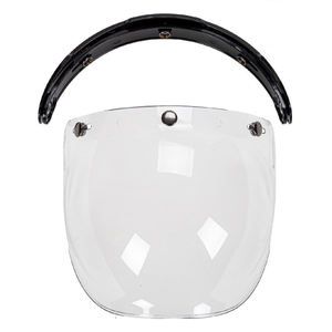 オープンフェイスヘルメットBOBOモトカスコバイザー用バブルヘルメットバイザー - Product Image 2