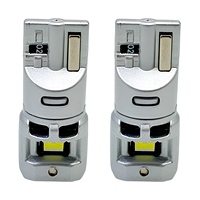 Ampoule LED T10 sans erreur CANBUS, 2 LED, 4,5 W, 12-50 V, large plage de tension, blanc W5W pour éclairage intérieur de voiture, plafonnier, plaque d'immatriculation
