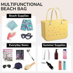 Bolsos de Mano Personalizados con Logotipo para Mujer, Bolsos de Diseño, Bolsos de Playa de Silicona Eva Impermeables - Product Image 4