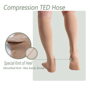 Medias <span class=keywords><strong>de</strong></span> compresión para venas varicosas 20-30 MmHg manguera <span class=keywords><strong>de</strong></span> compresión graduada hasta la rodilla calcetines <span class=keywords><strong>de</strong></span> manguera <span class=keywords><strong>de</strong></span> compresión <span class=keywords><strong>de</strong></span> pantorrilla con punta cerrada - Product Image 4