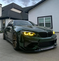 Feux Angel Eyes pour BMW Série 2 M2 LED Jaune Citron DRL F22 F23 F87 LCI Feux de Jour 63117494851 63117494852